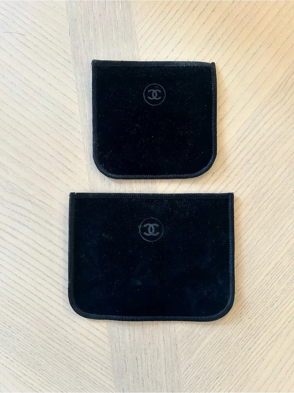 Set of two Chanel Cosmetic Pouches